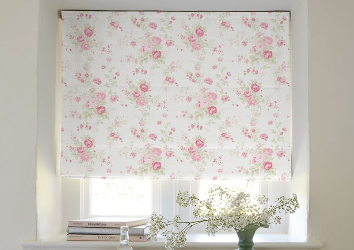 Shabby Chic by Rachel Ashwell Wildflower, Rose - Twist&Fit Roman Blind - Image 3
